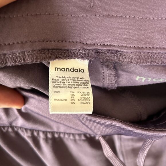 Mandala Womens Scrub Pants Plus Sz 4XL Purple Short Sleeve Medical Equa-tek - Picture 6 of 7